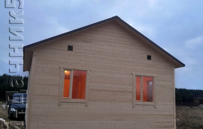 2 два каркасно-щитовых дома 6×6, 36 м², Лен. область, деревня Немятово-2 (7)